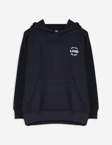 Hoodie - Print - grau
