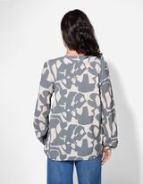 Halenka - Potisk - tmave zelena