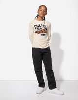 Hosszú ujjú felső - Elülső nyomtatás - feher