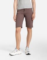 Bermuda hlače  - Pri&scaron;iti žepi - rjava