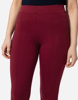 Leggings - Pliage de la bande - Rouge foncé