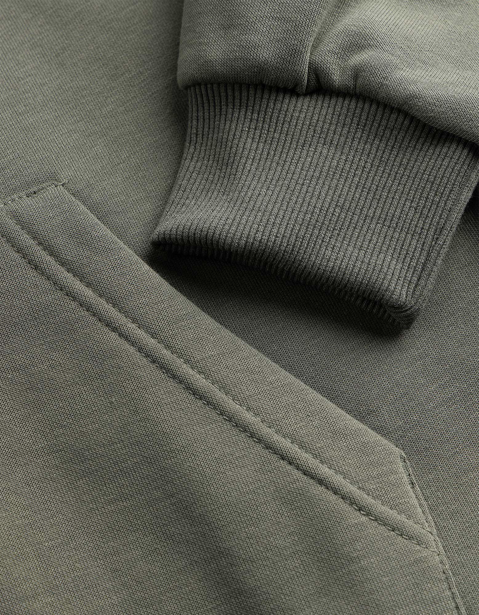 Hoodie - Oversized Fit - Dunkelgr&uuml;n