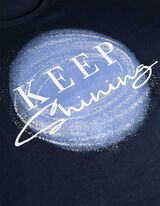 T-s&auml;rk - s&auml;delev motiiv - tumesinine