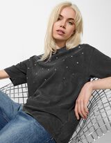 Tričko - Nitovan&aacute; pods&aacute;dka - tmavoseda