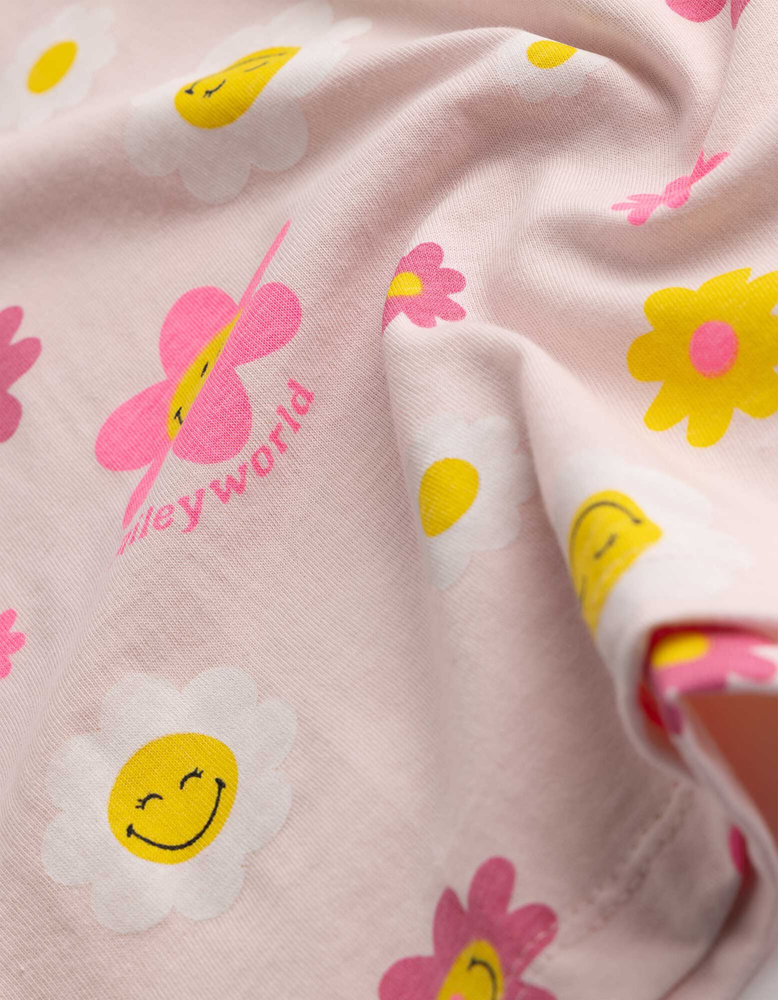 Tričko - SmileyWorld&reg; - Růžov&aacute;