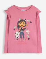 Langarmshirt - Gabby's Dollhouse - Rosa