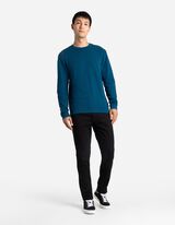 Mar&scaron;kinėliai ilgomis rankovėmis - Laisvo stiliaus - tamsiai melynas