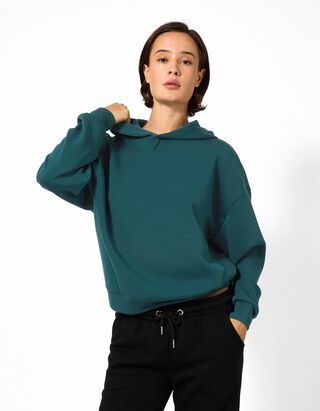 Hoodie - Scuba - Petrol