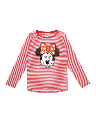 M&auml;dchen Longsleeve mit Wende-Pailletten