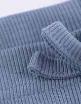 Leggings - Rippenstruktur - hellblau