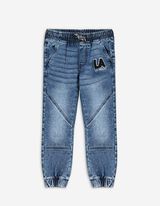 Jogger pants - Label - donkerblauw