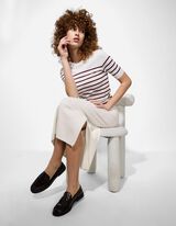 Gonna a maglia - Lunghezza al polpaccio - bianco