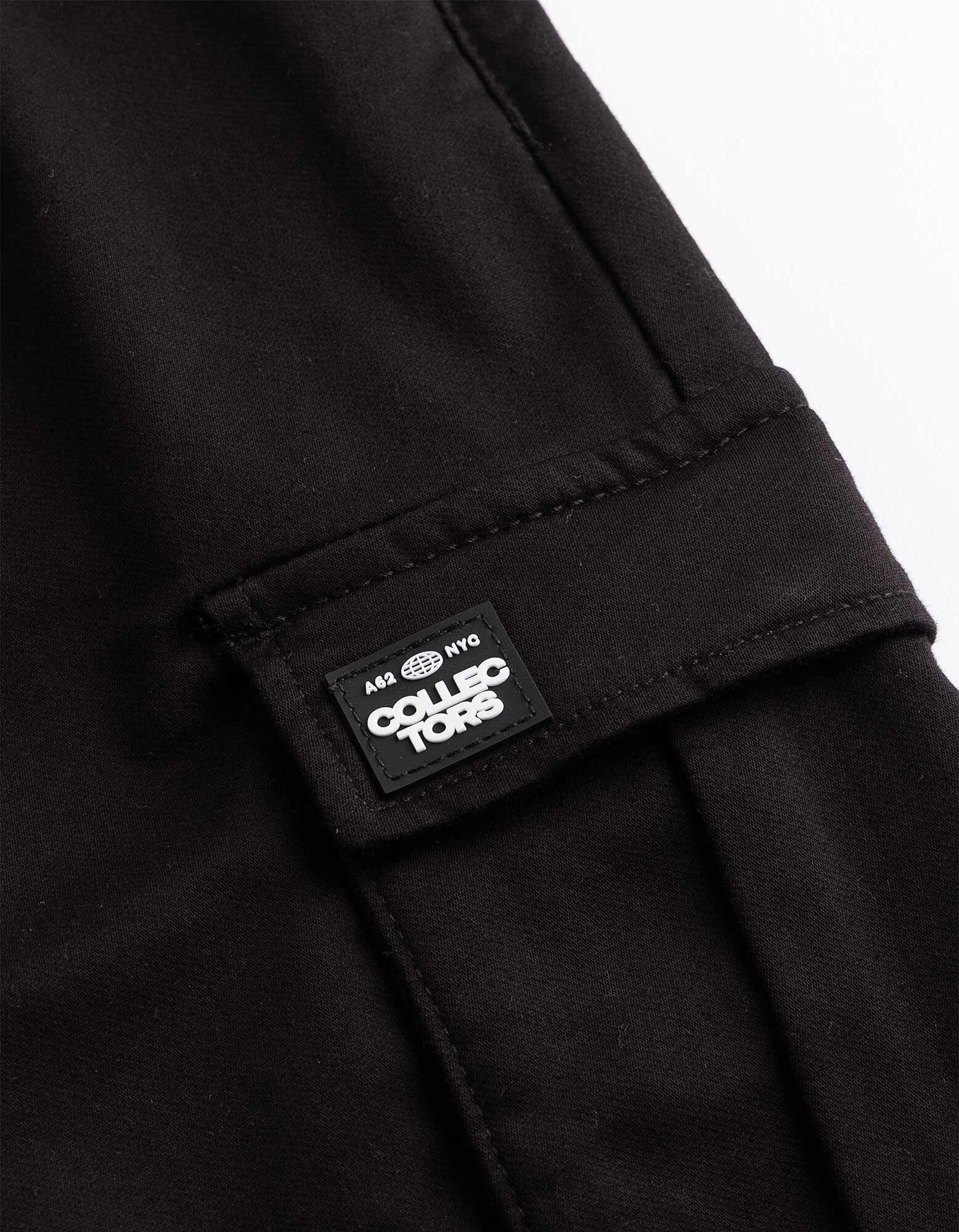 Cargohose - Relaxed Fit - Schwarz