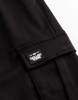 Cargohose - Relaxed Fit - Schwarz