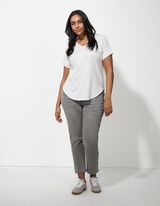 Jeans - Percentuale di tessuto elasticizzato - grigio