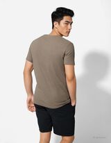 Tričko - Knoflíky - svetle hneda