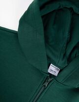 Sweatjacke - Oversized Fit - dunkelgrün