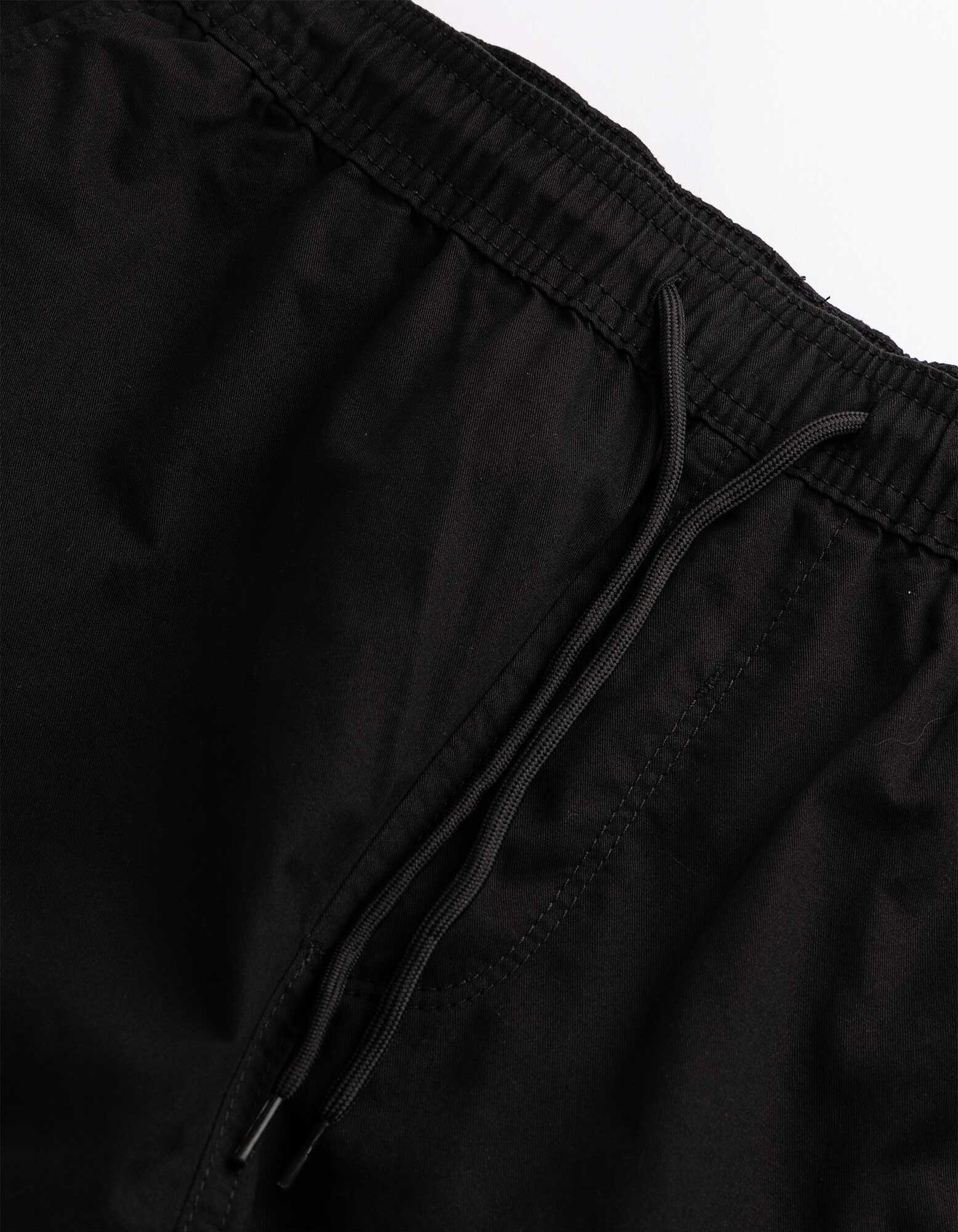 Shorts - einfarbig - Schwarz