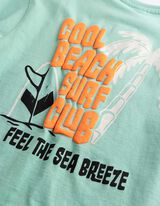 Tričko - Nadměrn&yacute; střih Oversized Fit - Tyrkysov&aacute;