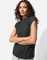 Pullover - Ärmellos - schwarz