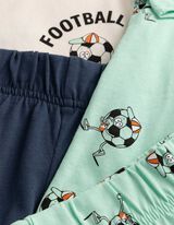 Pyjama set van shirt en shorts - Set van 2 - brons