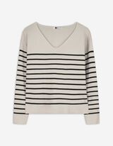 Maglione - Misto viscosa - bianco