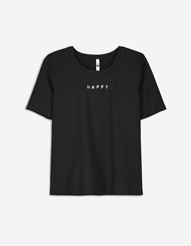 Tricou - Imprimare frontală - Negru