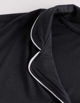 Pyžamov&yacute; set trička a &scaron;ortek - Jednobarevn&eacute; - tmave seda