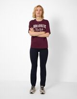 T-shirt - Katoen - Donkerrood