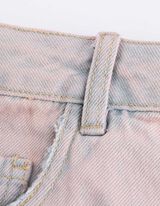 Šortky - Barvený denim - svetle  modra