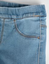 Jegginsy - Efekty prania - niebieski