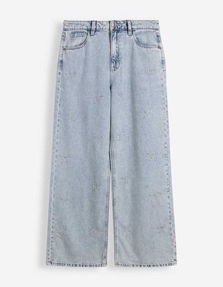 Jeans - Strass - Lichtblauw