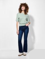 Pullover - Kurze &Auml;rmel - t&uuml;rkis