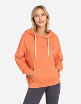 Kapucnis felső - Viseltes hat&aacute;s - narancs