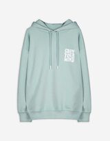 Hoodie - R&uuml;ckenprint - gr&uuml;n