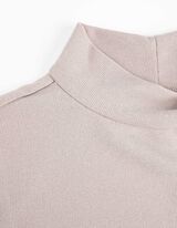 Abito midi - Lurex - beige