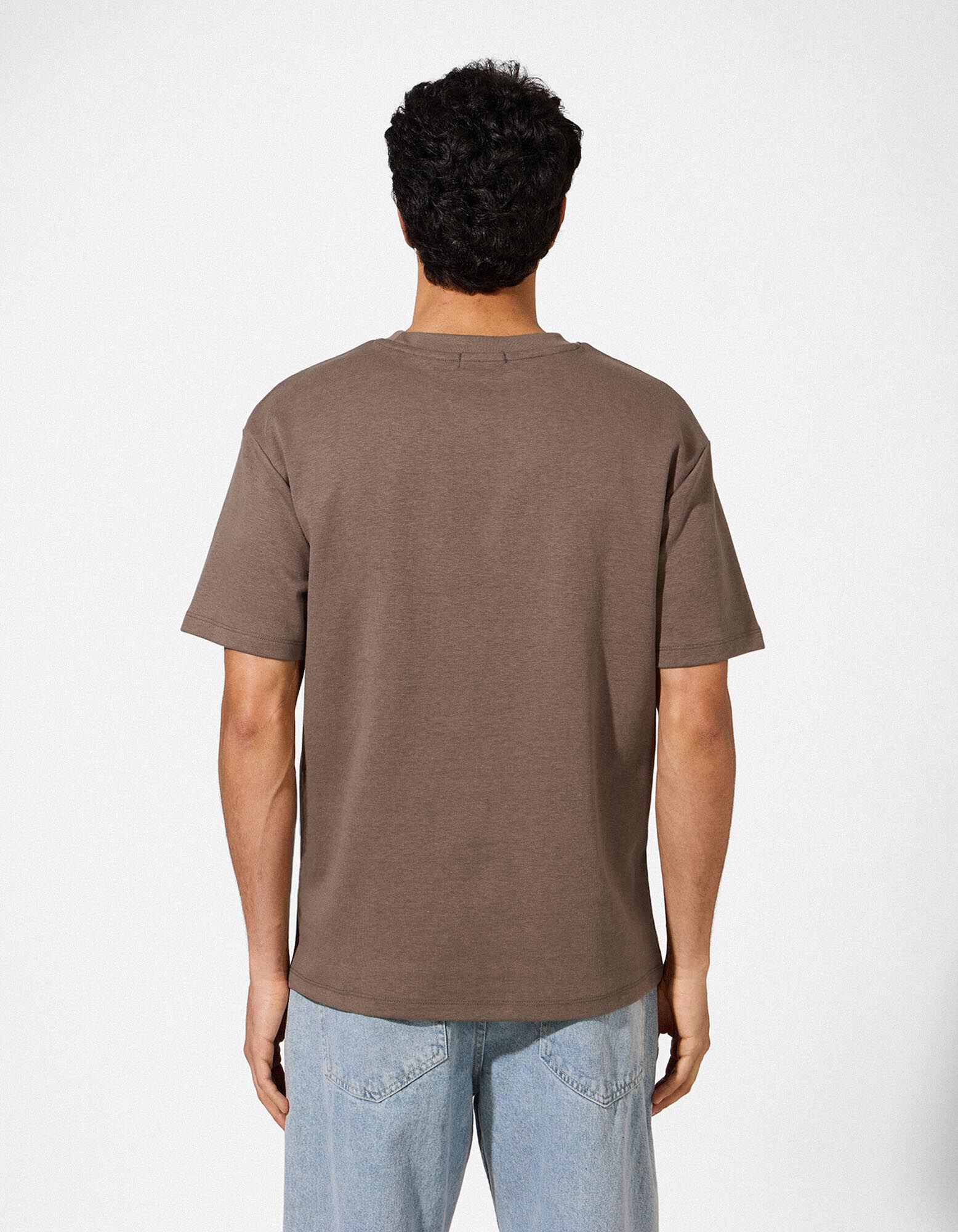 T-Shirt - Relax Fit - Braun