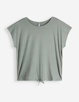 Shirt - Koord - Petrolblauw