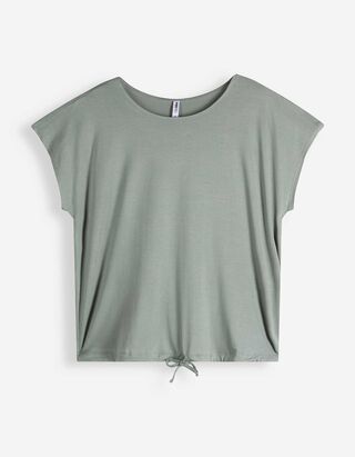 Shirt - Koord - Petrolblauw