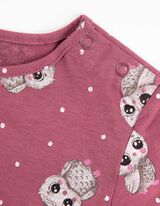 Tričko s dlh&yacute;mi ruk&aacute;vmi - Celoplo&scaron;n&aacute; potlač - tmavocervena