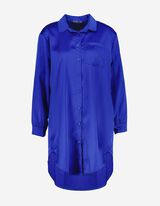 Damen Longbluse - Satin