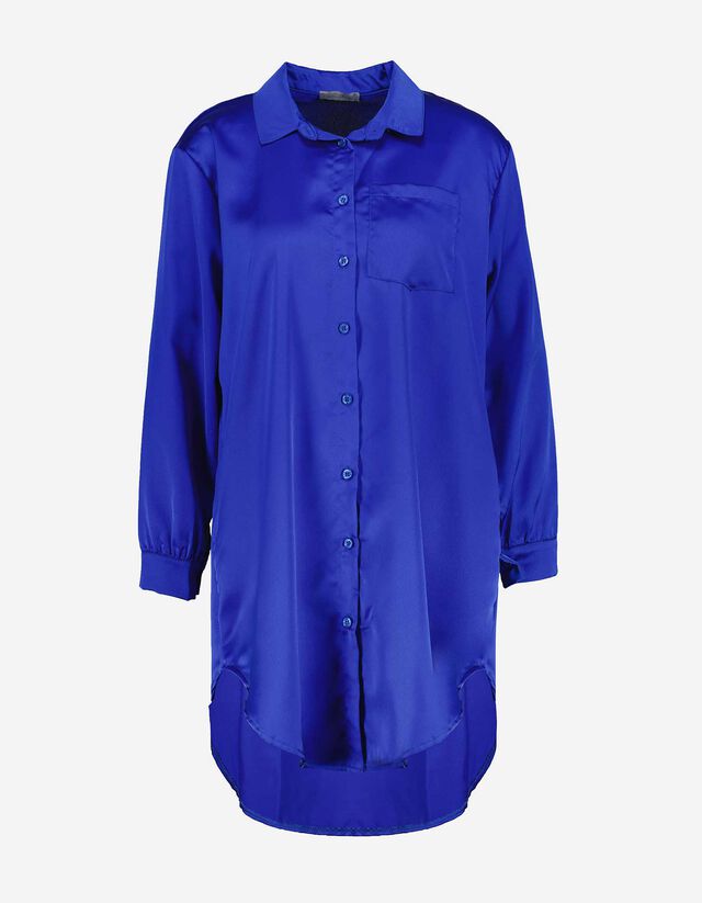 Damen Longbluse - Satin