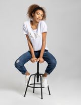 T-s&auml;rk - motiiv - valge