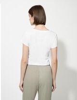 T-shirt - Motif all-over - blanc