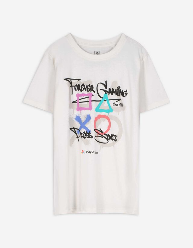 T-Shirt - PlayStation - weiß