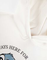 Mikina s kapucňou - Lilo a Stitch - biely