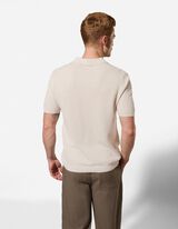 Poloshirt - Polo kraag - beige