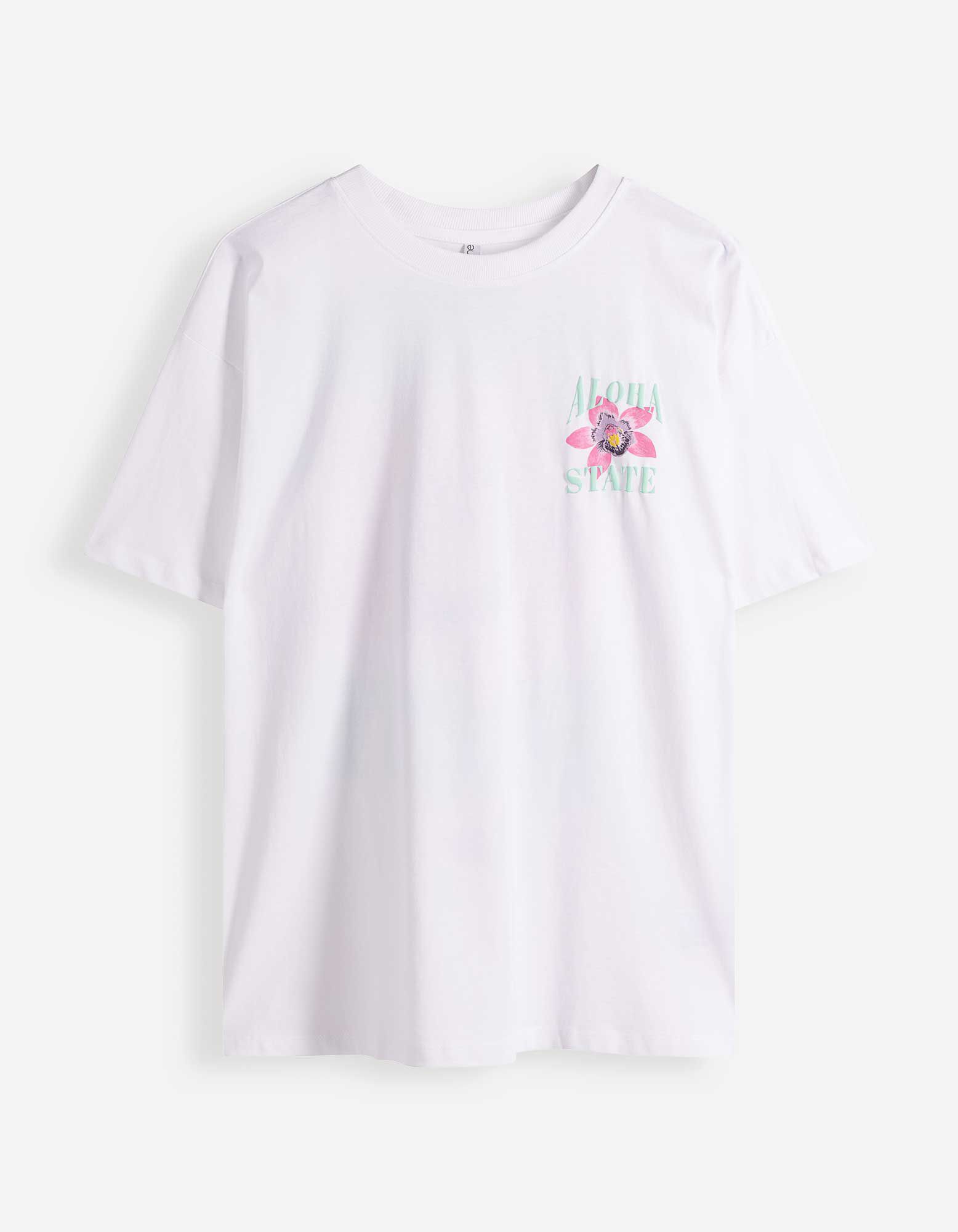 Tričko - Potisk na zadn&iacute; straně - b&iacute;l&aacute;