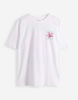 Tričko - Potisk na zadn&iacute; straně - b&iacute;l&aacute;