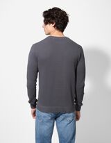 Džemper - Pamuk - tamno-siva